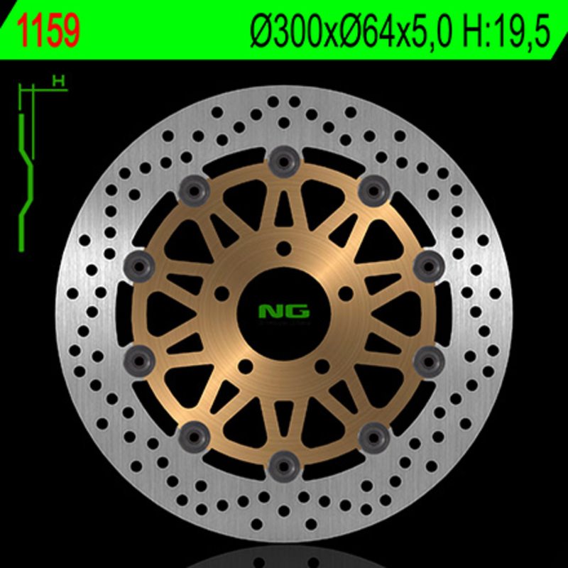 NG BRAKE DISC 1159