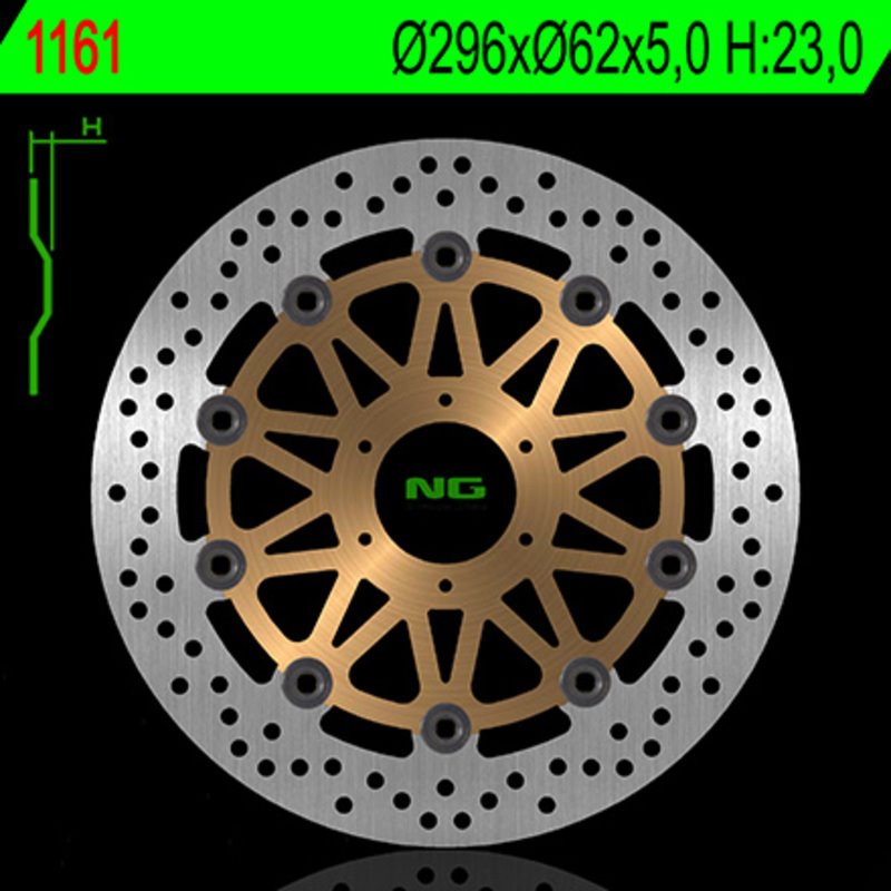 NG BRAKE DISC 1161G