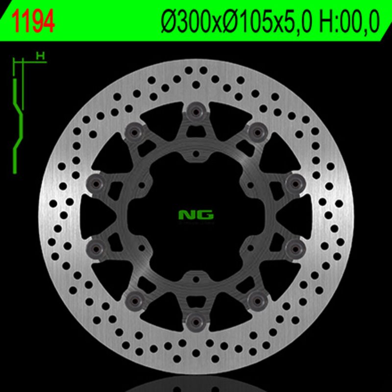 NG BRAKE DISC 1194