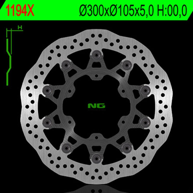 NG BRAKE DISC 1194X