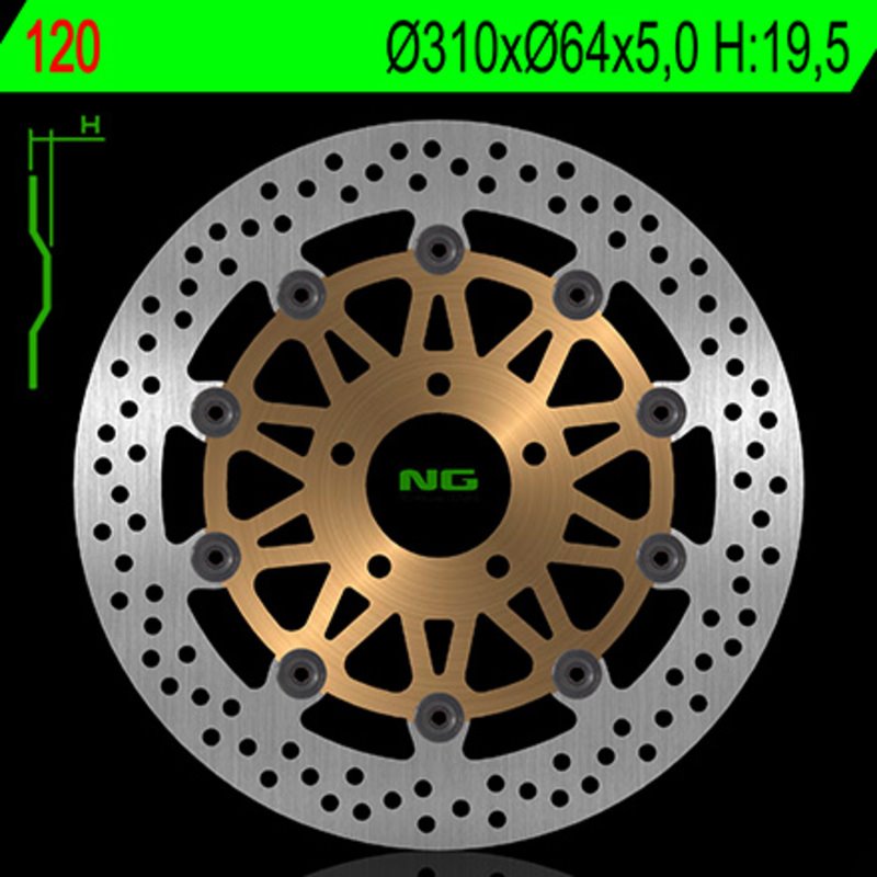 NG BRAKE DISC 120