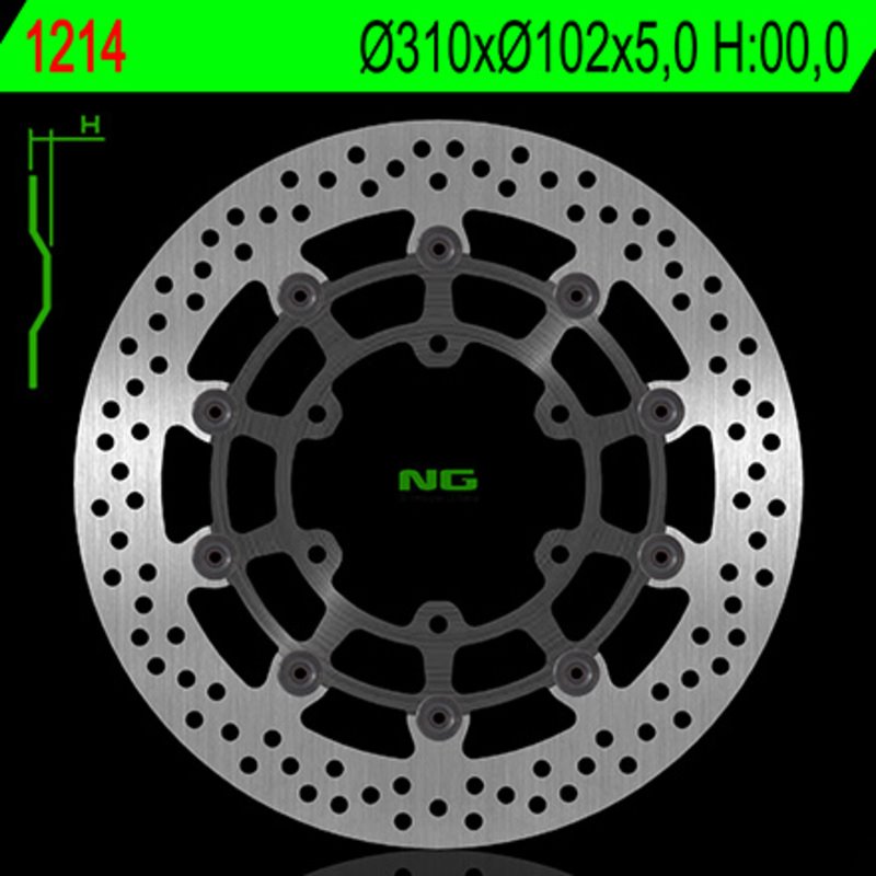 NG BRAKE DISC 1214