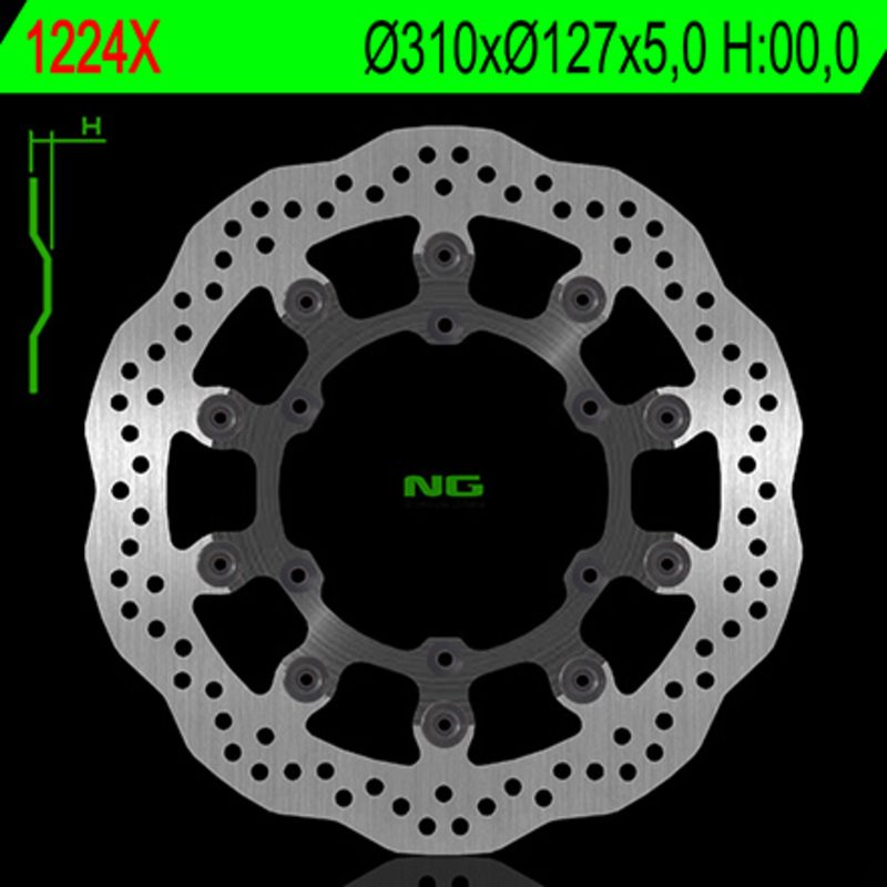 NG BRAKE DISC 1224X