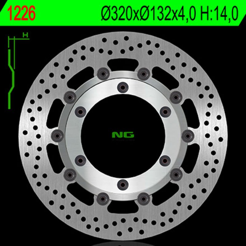 NG BRAKE DISC 1226