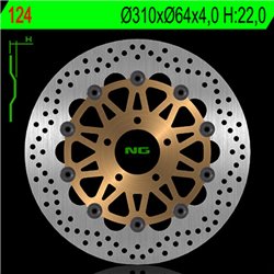 NG BRAKE DISC 124