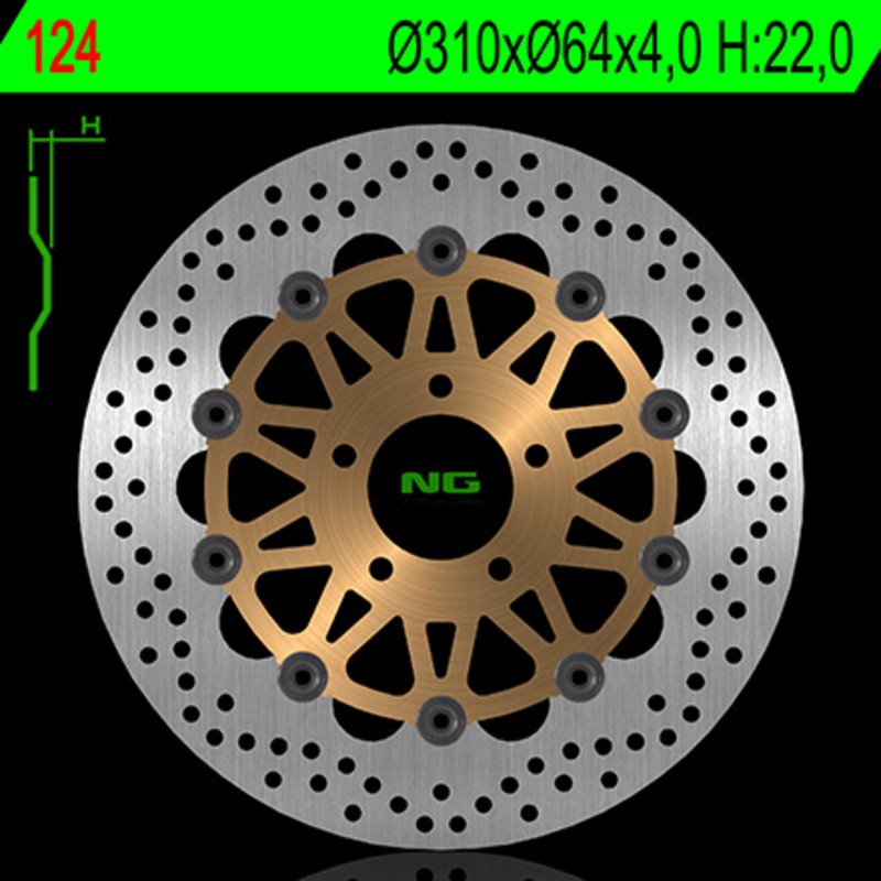 NG BRAKE DISC 124