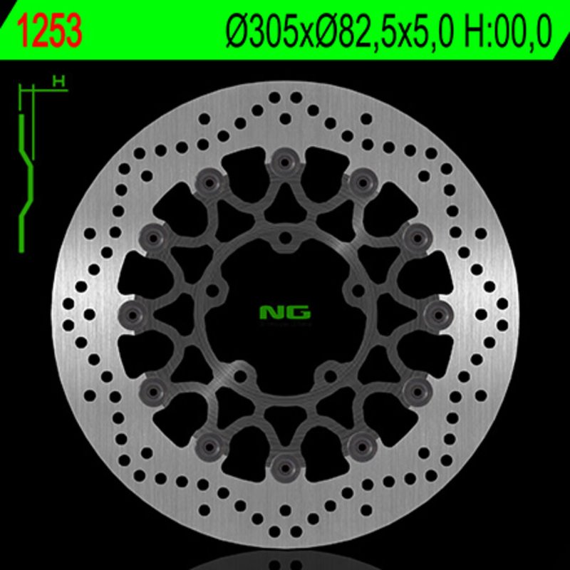 NG BRAKE DISC 1253