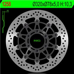 NG BRAKE DISC 1258