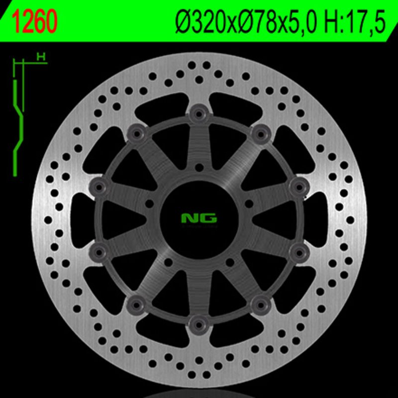 NG BRAKE DISC 1260G