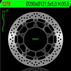 NG BRAKE DISC 1278