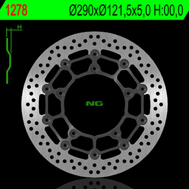 NG BRAKE DISC 1278