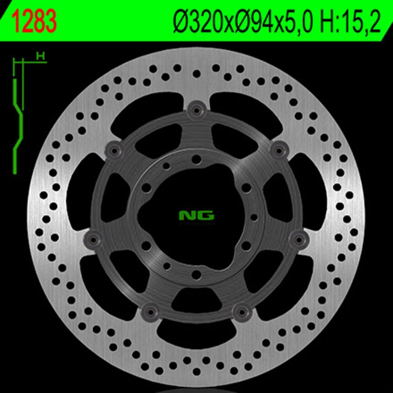 NG BRAKE DISC 1283