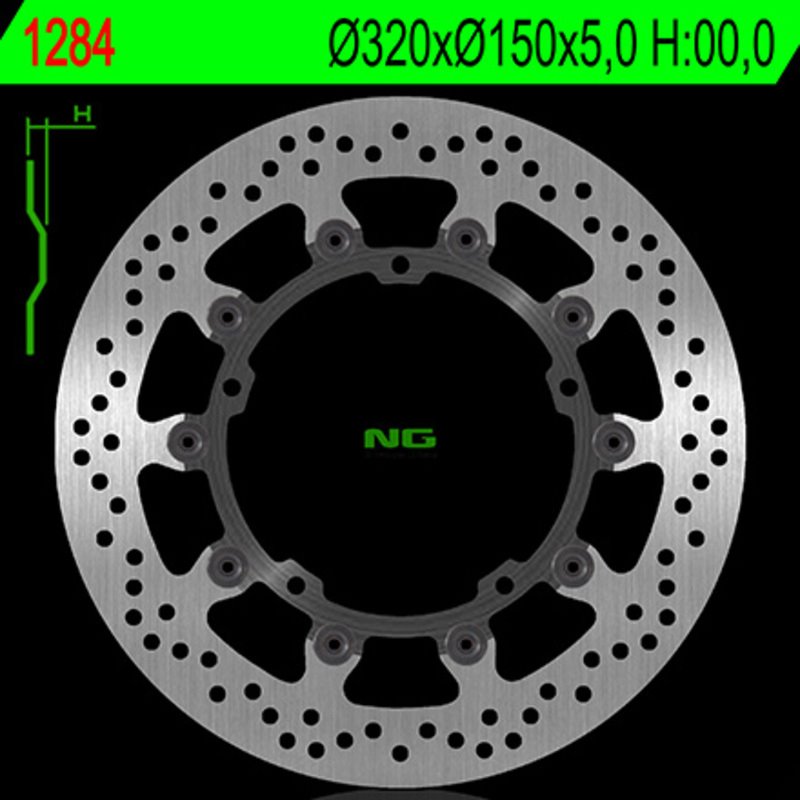 NG BRAKE DISC 1284