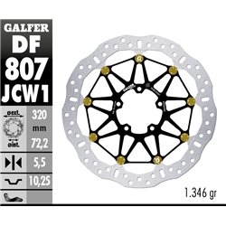 Disco freno Galfer DF807JCW1G03