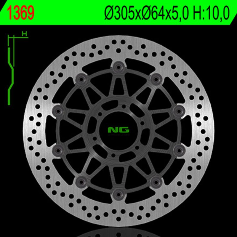 NG BRAKE DISC 1369