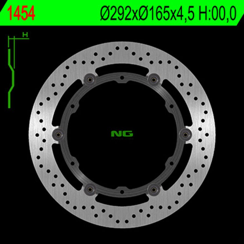 NG BRAKE DISC 1454