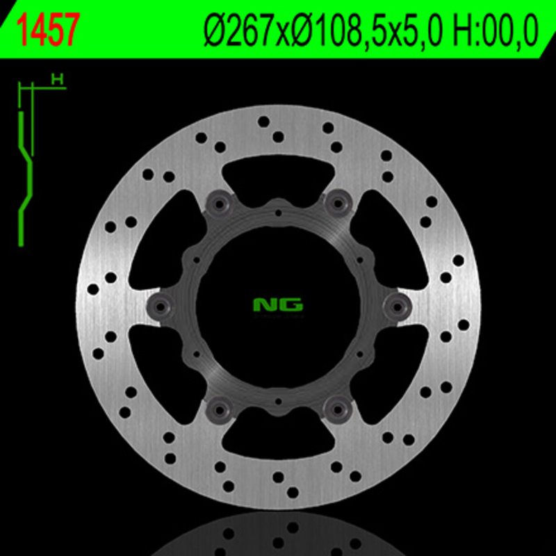 NG BRAKE DISC 1457