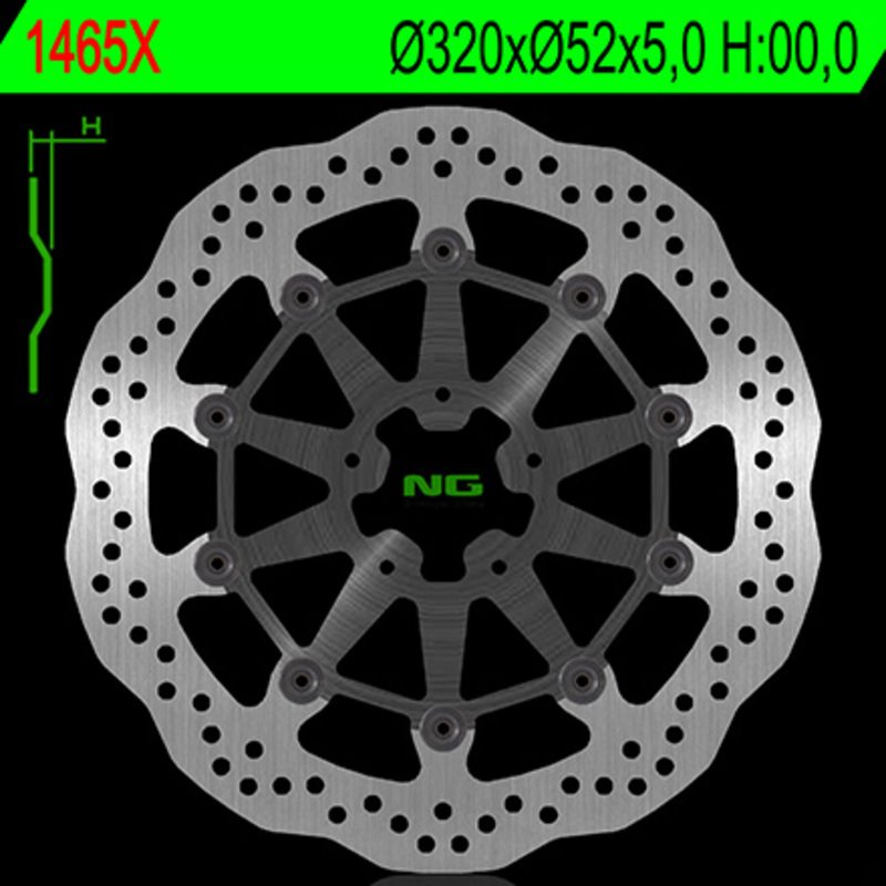 NG BRAKE DISC 1465X