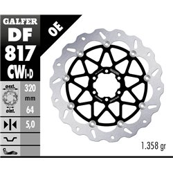 Disco freno Galfer DF817CWD