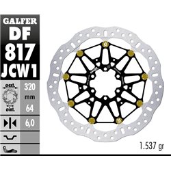 Disco freno Galfer DF817JCW1G03