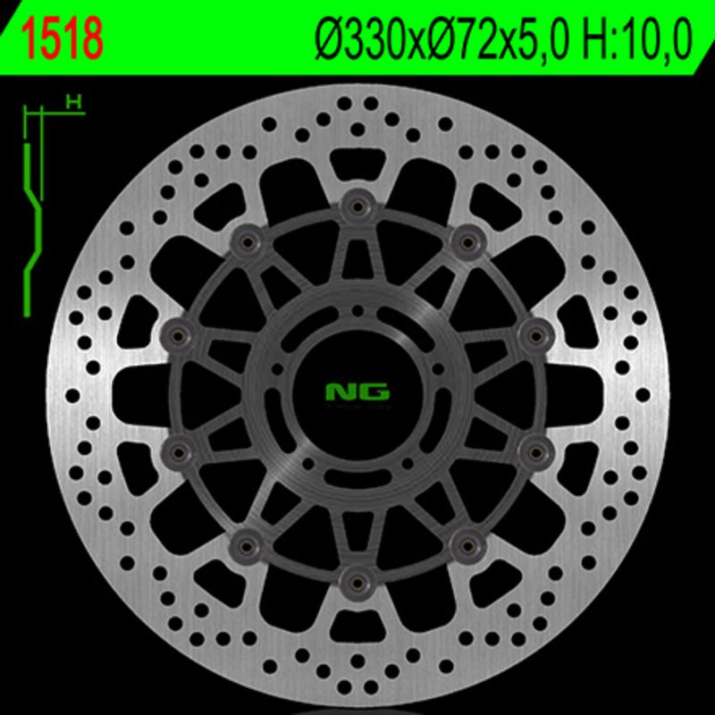 NG BRAKE DISC 1518