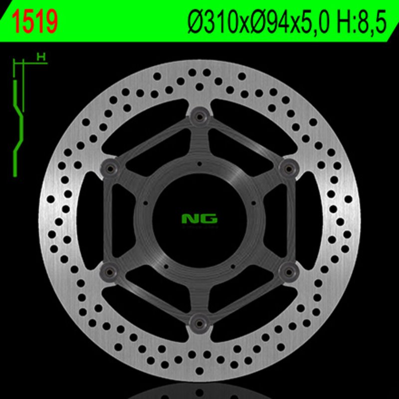 NG BRAKE DISC 1519