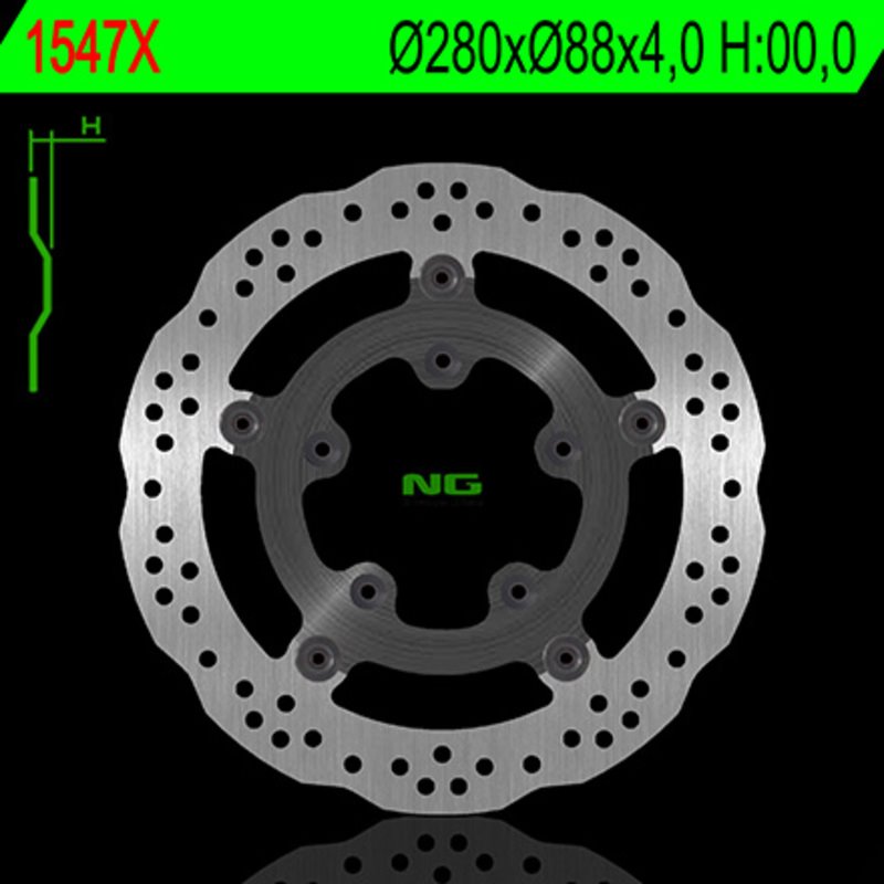 NG BRAKE DISC 1547X