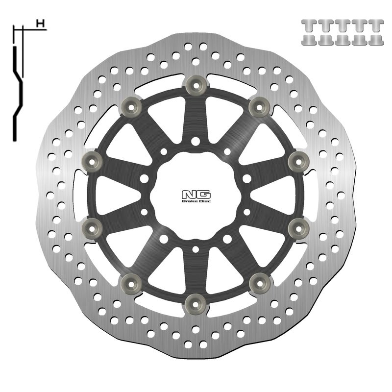 NG BRAKE DISC 1558XG