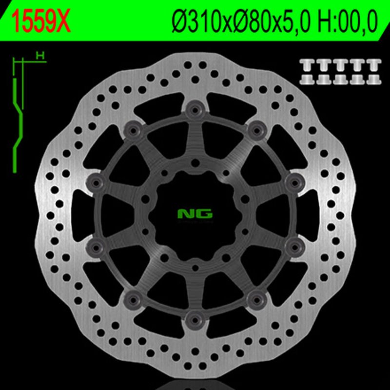 NG BRAKE DISC 1559X