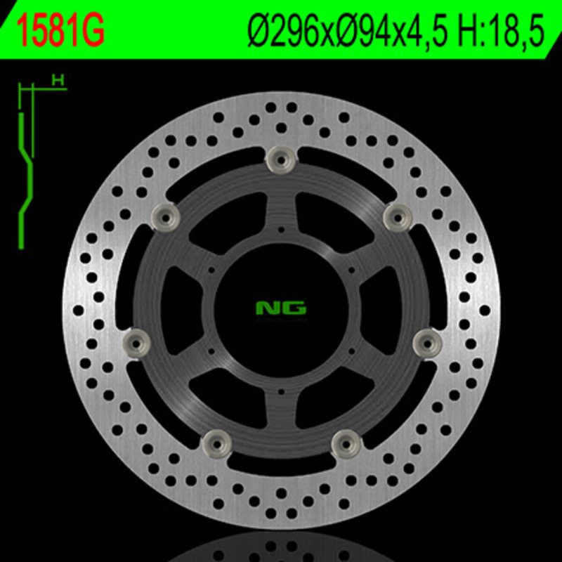 NG BRAKE DISC 1581G