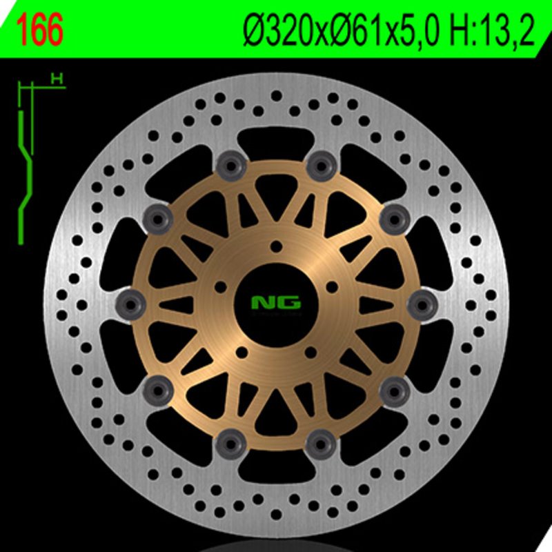 NG BRAKE DISC 166