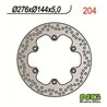 NG BRAKE DISC 204