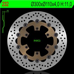 NG BRAKE DISC 232