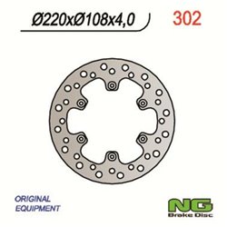 NG BRAKE DISC 302