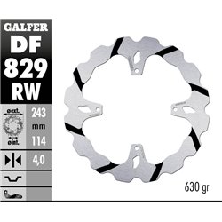 Disco freno Galfer DF829RW