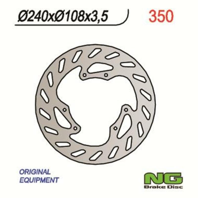 NG BRAKE DISC 350