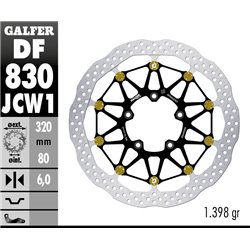 Disco freno Galfer DF830JCW1G03