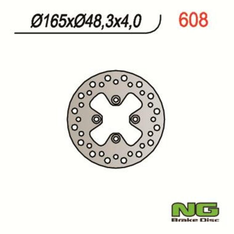 NG BRAKE DISC 608