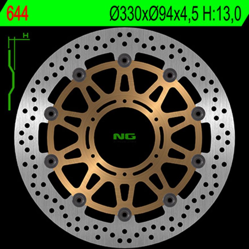 NG BRAKE DISC 644