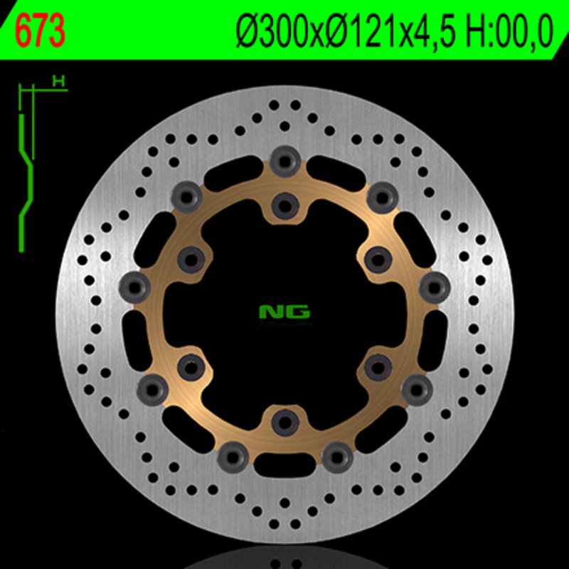 NG BRAKE DISC 673