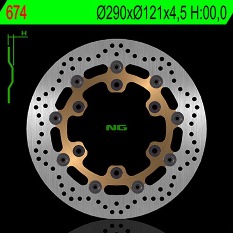 NG BRAKE DISC 674