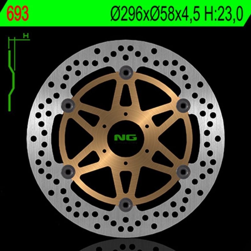 NG BRAKE DISC 693