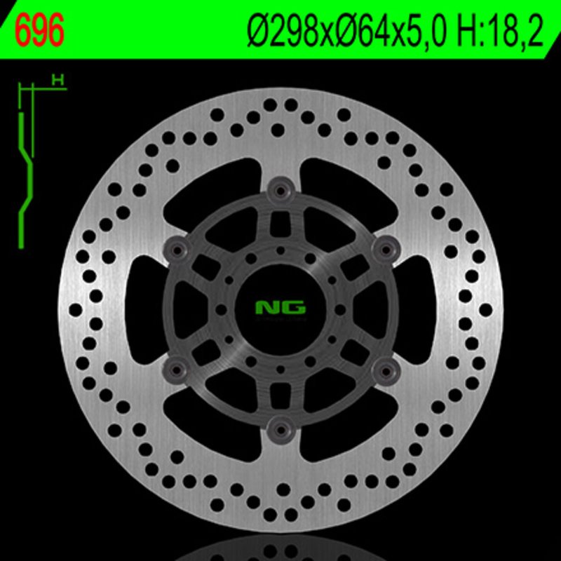 NG BRAKE DISC 696