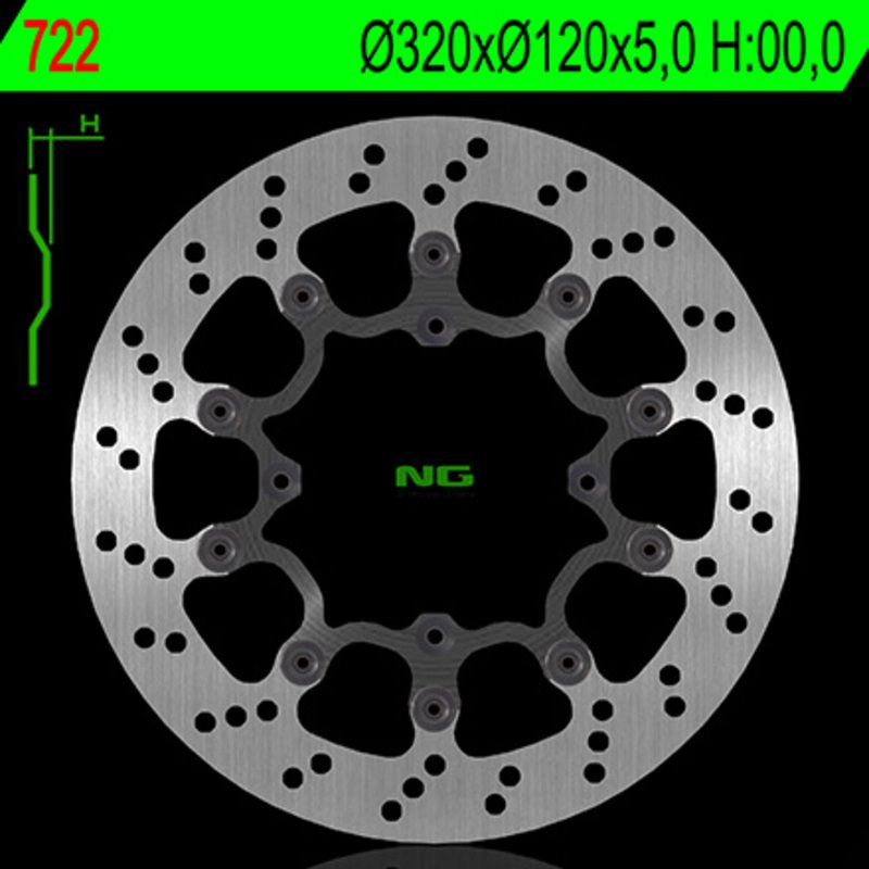 NG BRAKE DISC 722