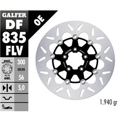 Disco freno Galfer DF835FLV