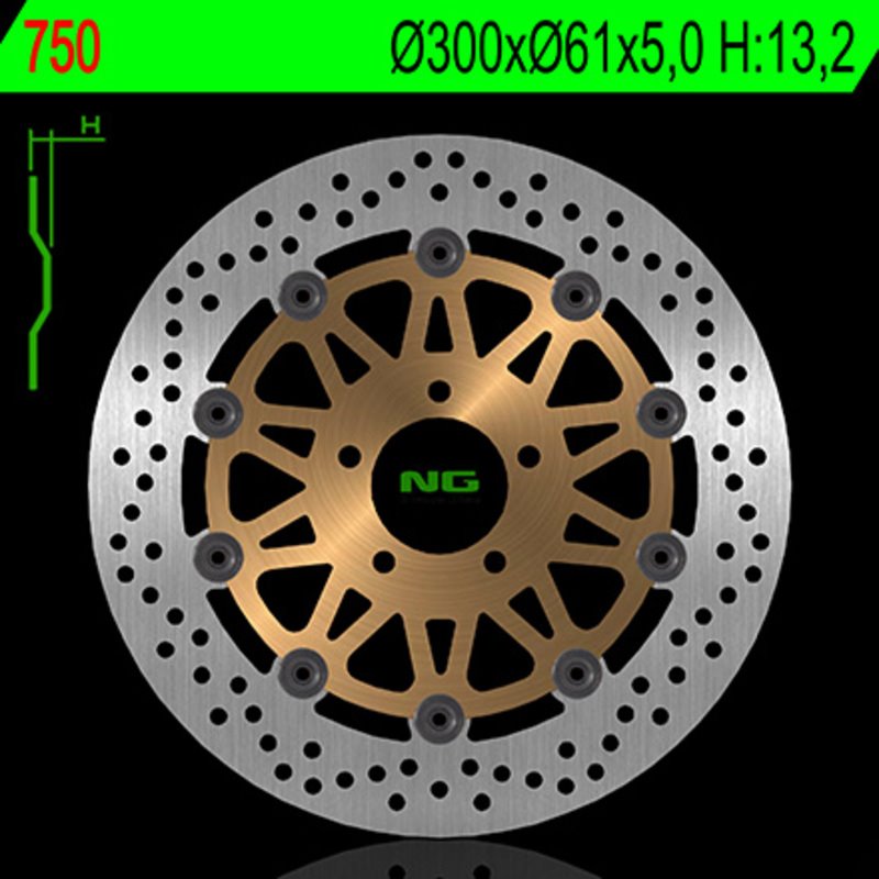 NG BRAKE DISC 750