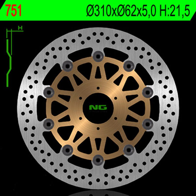 NG BRAKE DISC 751