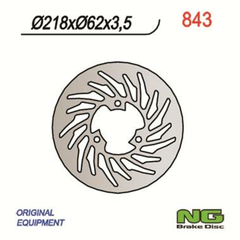 NG BRAKE DISC 843