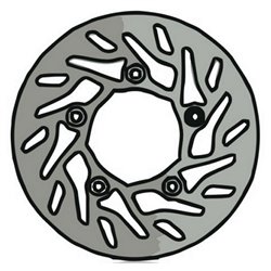 NG BRAKE DISC 9191