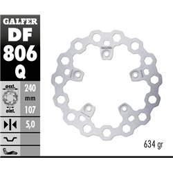 Disco freno Galfer DF806Q